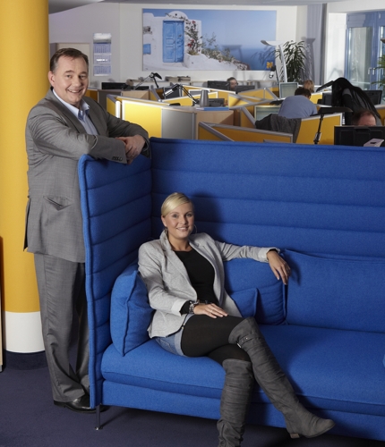 Luftbefeuchtung im Büro bei Thomas Cook