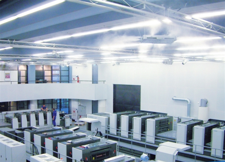 Luftbefeuchtung in der Druckindustrie