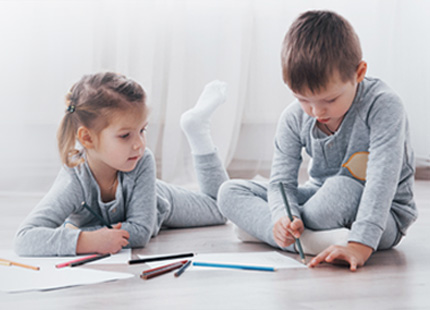 Luftbefeuchtung in Kindergartenkinder