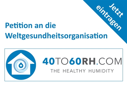 Mai 2020: Condair unterstützt Luftfeuchte Petition an die WHO