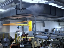 DRAABE TurboFogNeo Luftbefeuchter im Einsatz bei Volkswagen