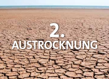 Schutz vor Materialaustrocknung